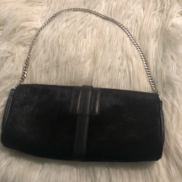 Steve Madden faux fur clutch - Picture 2 of 3